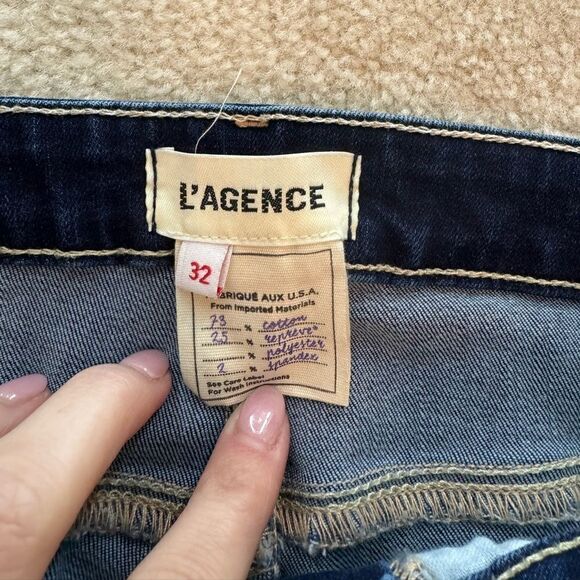 Women’s L’agence Flare Jeans Sz 32 - Picture 2 of 4